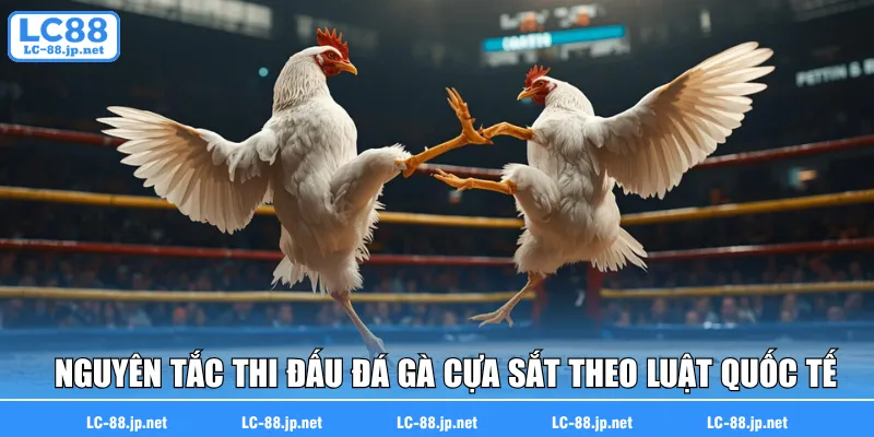 Nguyên tắc thi đấu đá gà cựa sắt theo luật quốc tế