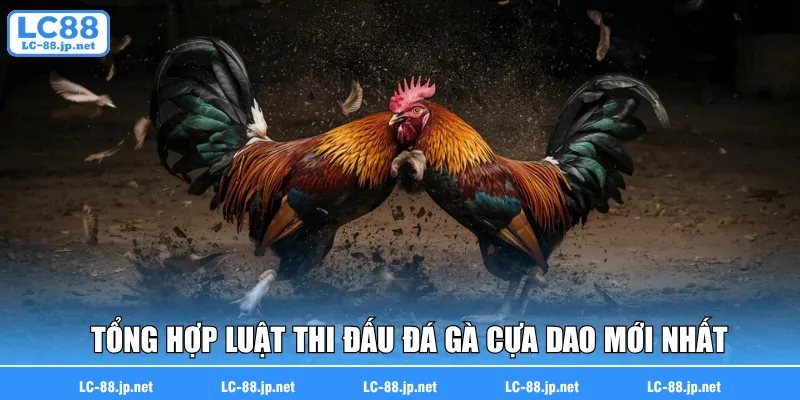 Tổng hợp luật thi đấu đá gà cựa dao mới nhất